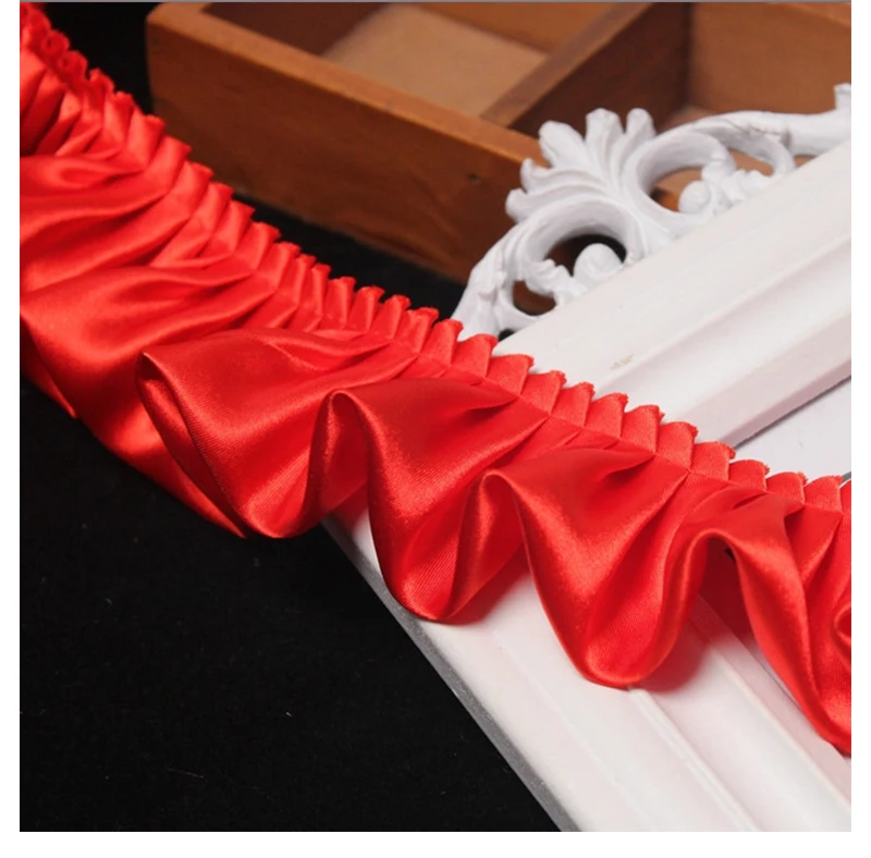 2Meters Satin Ribbons For Decoration Party Dress Sewing Accessories Needlework Handmade Material Lace Trim Fabric Pram DIY Item