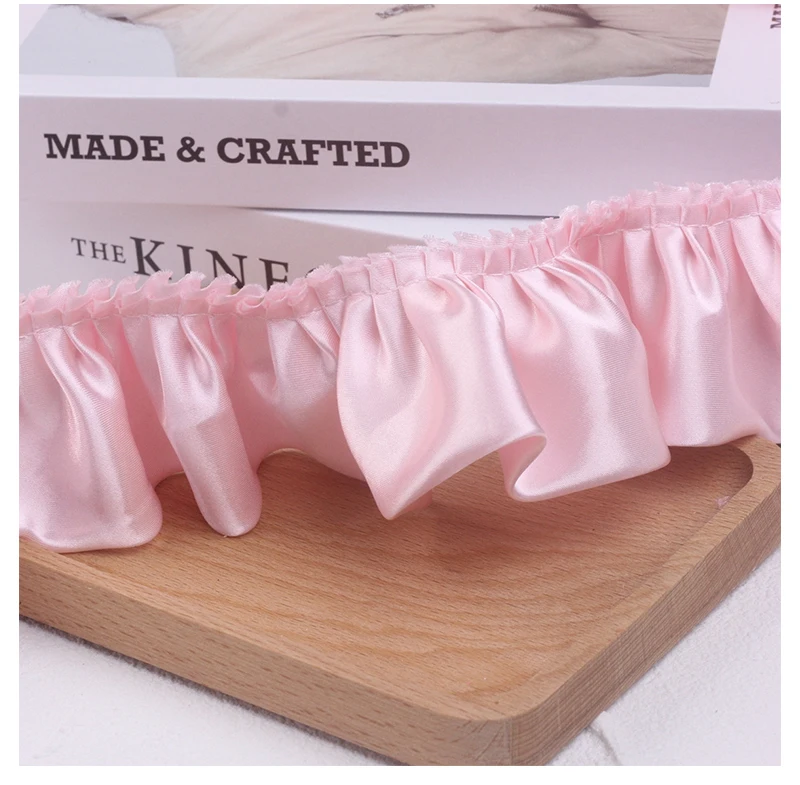 2Meters Satin Ribbons For Decoration Party Dress Sewing Accessories Needlework Handmade Material Lace Trim Fabric Pram DIY Item