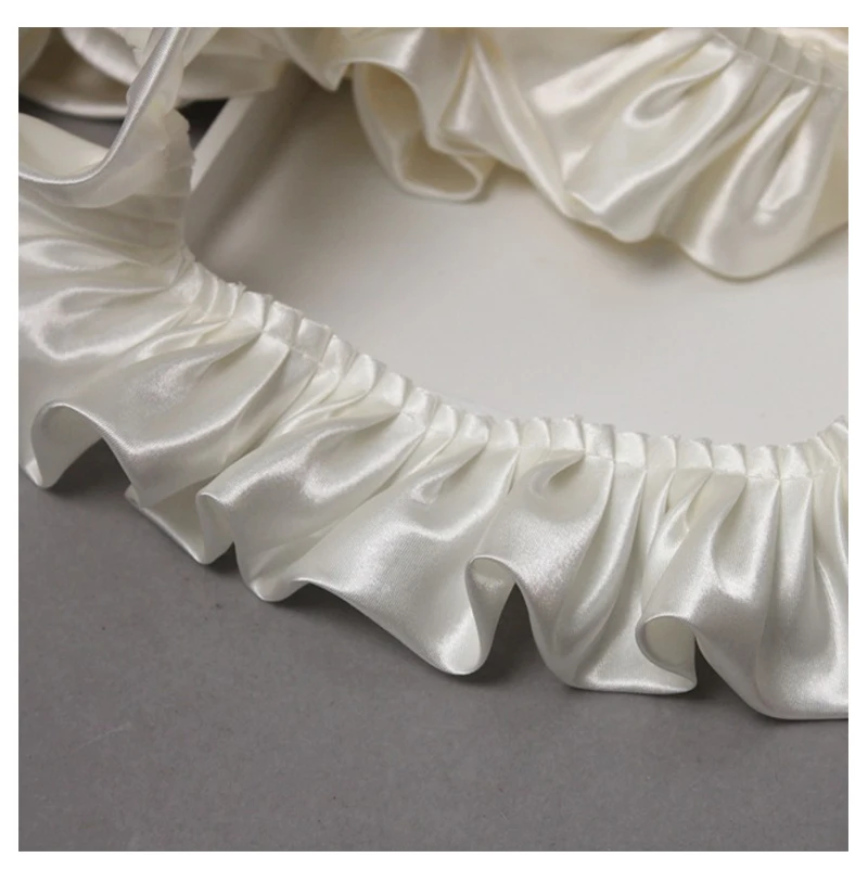 2Meters Satin Ribbons For Decoration Party Dress Sewing Accessories Needlework Handmade Material Lace Trim Fabric Pram DIY Item
