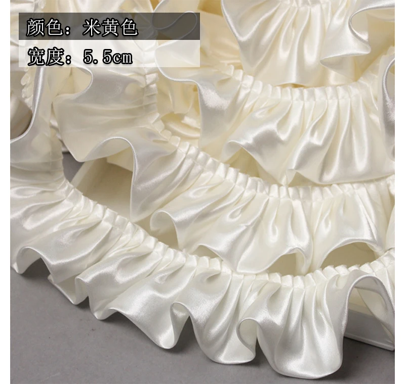 2Meters Satin Ribbons For Decoration Party Dress Sewing Accessories Needlework Handmade Material Lace Trim Fabric Pram DIY Item