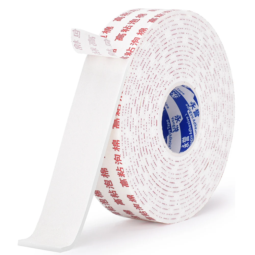White Strong Adhesive Double-Sided Foam Tape Sealed Waterproof Fixed Installation Wall Anti-Collision Door And Window Sound