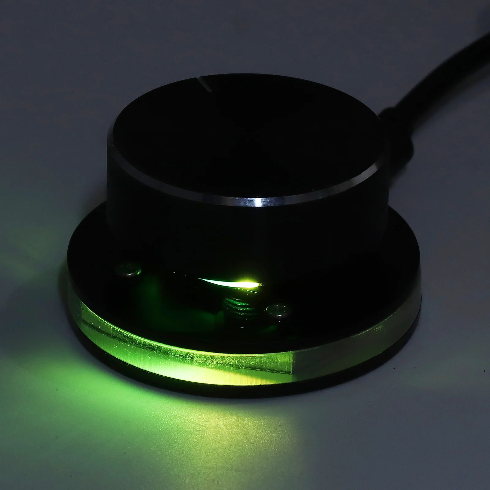 USB Volume Controller Knob for Android System PC Multimedia Type C External Media Adjustment Controller with RGB Light