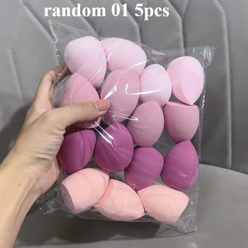 1/3/5/7/20PCS Makeup Sponge Cosmetic Puff Wet Dry Use Random Color Shape for Liquid Foundation BB Cream Powder