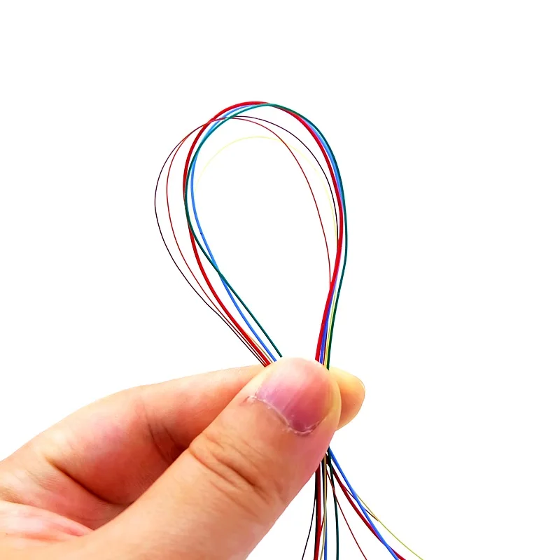 FEP Copper Wire UL10064 PTFE Plastic 40/36/34/32/30/28/26AWG Ultra Fine Micro Litz Wires Solder High Conductivity Copper Cable
