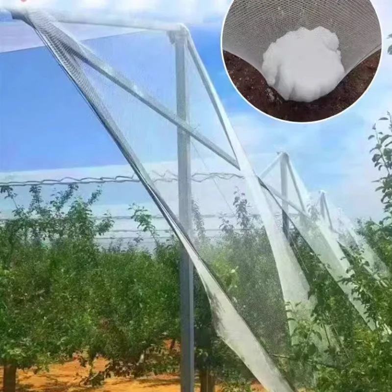 Orchard Anti Hail Net Fish Pond Anti Bird Net Goji Berry Cherry Grape Net Greenhouse Hail Net Locust and Debris Protection