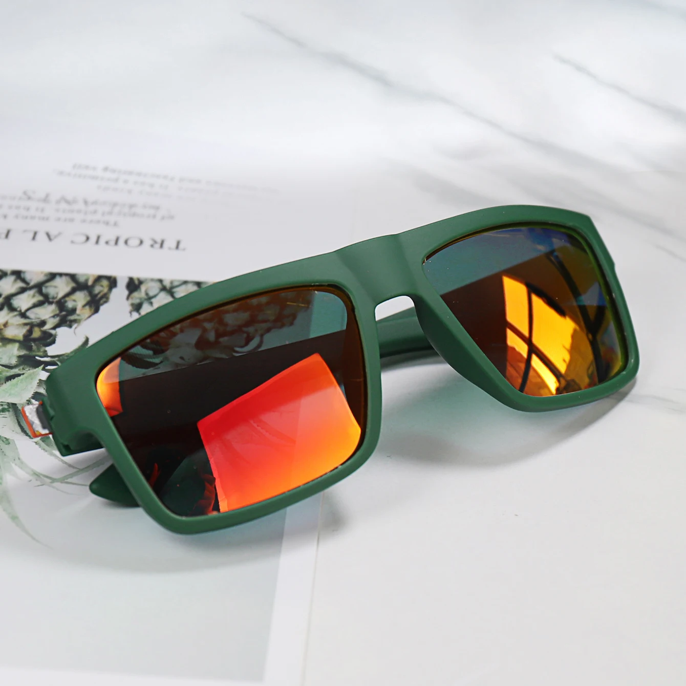 3 Pairs Polarized Glasses Square Sunglasses UV400 Outdoor Sports Fishing Cycling Running Driving Men Women Party Wear Goggles