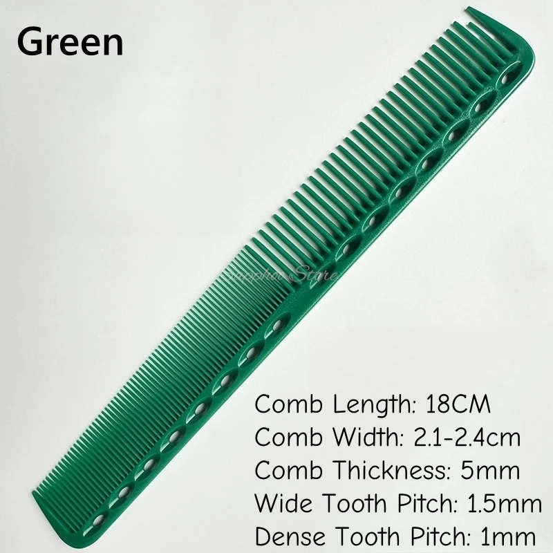 1PC 18cm Professional Hairdressing Haircut Comb Double Headed Anti Static High Temperature Resistance Salon Hair Styling Tools