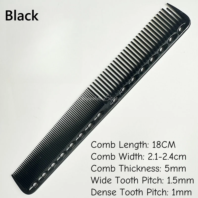 1PC 18cm Professional Hairdressing Haircut Comb Double Headed Anti Static High Temperature Resistance Salon Hair Styling Tools