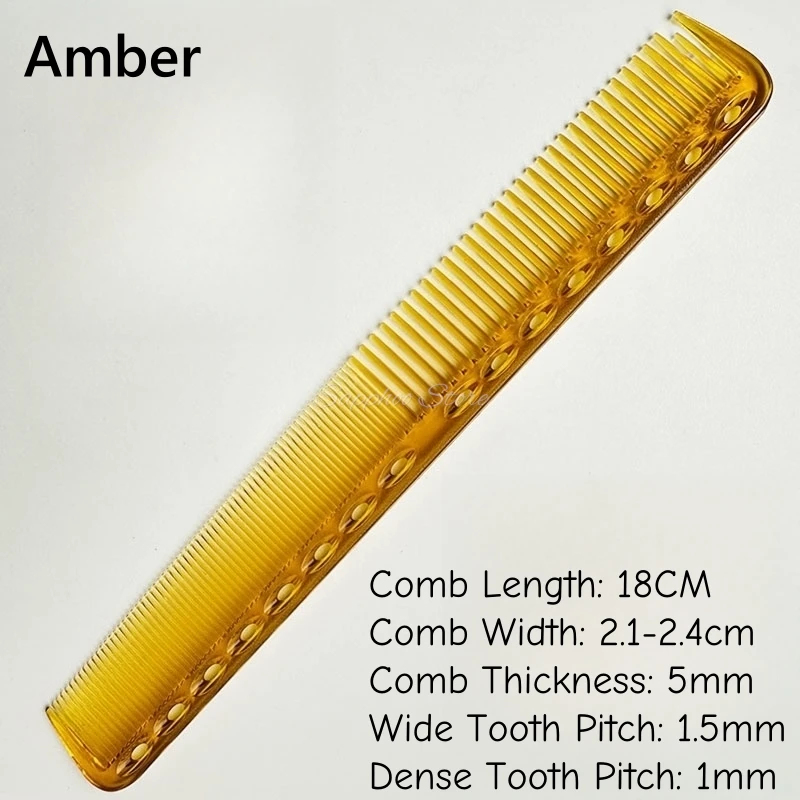 1PC 18cm Professional Hairdressing Haircut Comb Double Headed Anti Static High Temperature Resistance Salon Hair Styling Tools