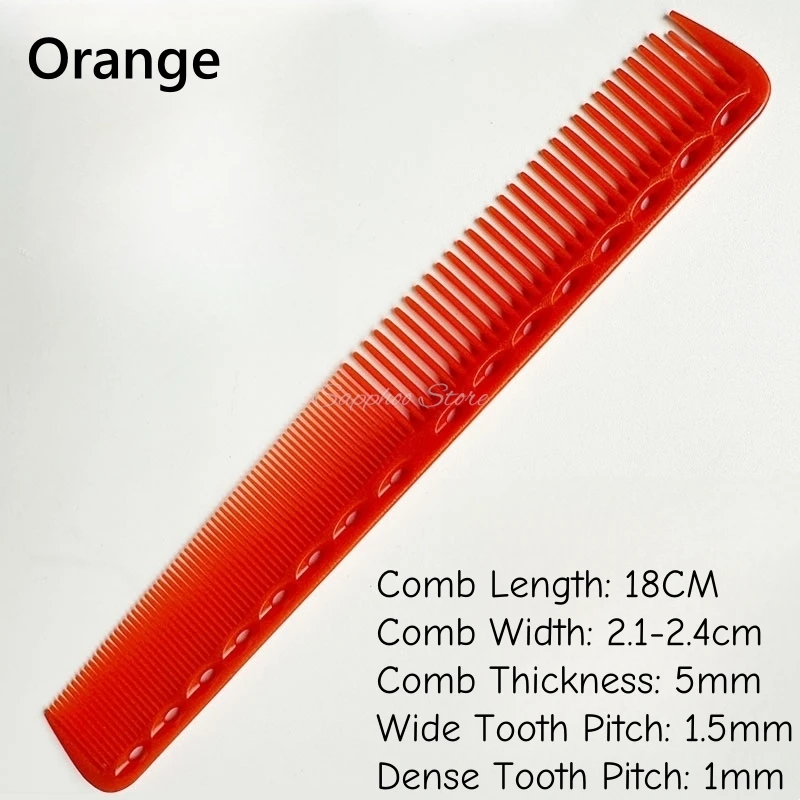 1PC 18cm Professional Hairdressing Haircut Comb Double Headed Anti Static High Temperature Resistance Salon Hair Styling Tools