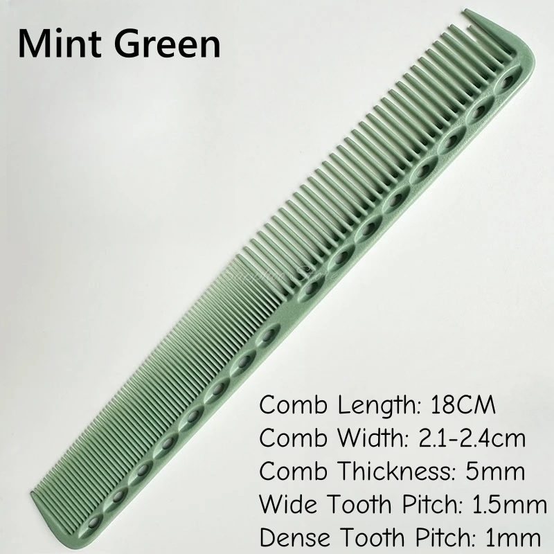1PC 18cm Professional Hairdressing Haircut Comb Double Headed Anti Static High Temperature Resistance Salon Hair Styling Tools