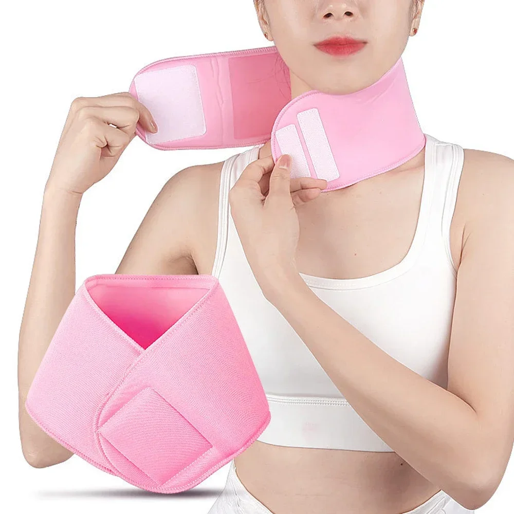 Silicone Nursing Neck Pad Neck Strap Tightening Reusable Gel Spa Neck Mask Moisturizing Nourishing Neck Lift Skin Care Neck Care