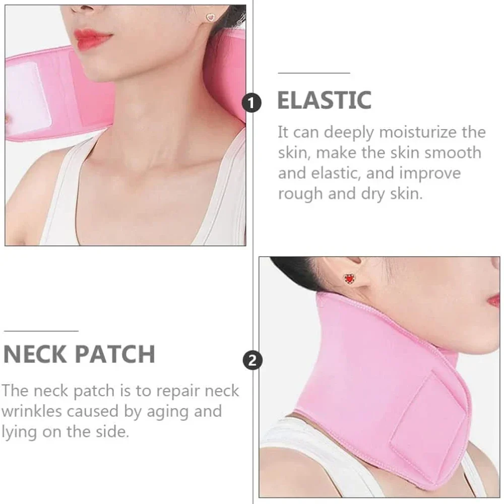 Silicone Nursing Neck Pad Neck Strap Tightening Reusable Gel Spa Neck Mask Moisturizing Nourishing Neck Lift Skin Care Neck Care