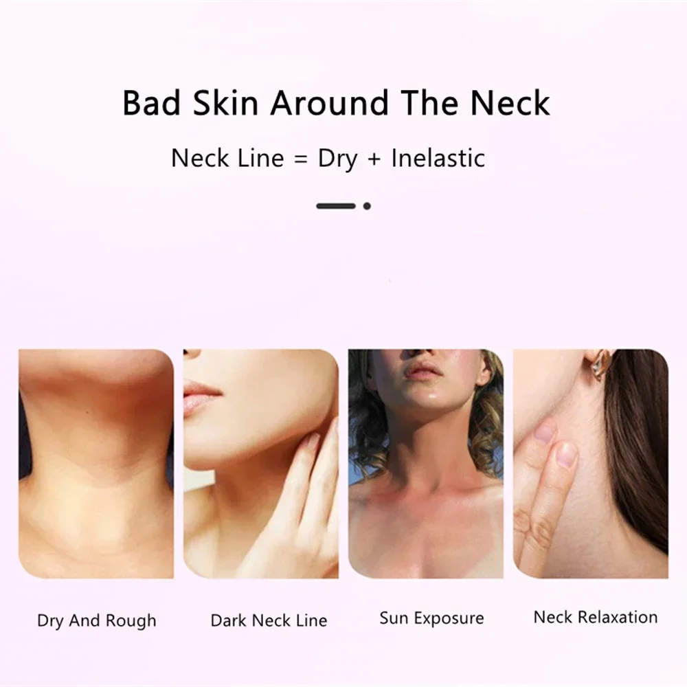 Silicone Nursing Neck Pad Neck Strap Tightening Reusable Gel Spa Neck Mask Moisturizing Nourishing Neck Lift Skin Care Neck Care