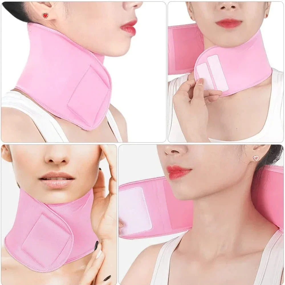 Silicone Nursing Neck Pad Neck Strap Tightening Reusable Gel Spa Neck Mask Moisturizing Nourishing Neck Lift Skin Care Neck Care
