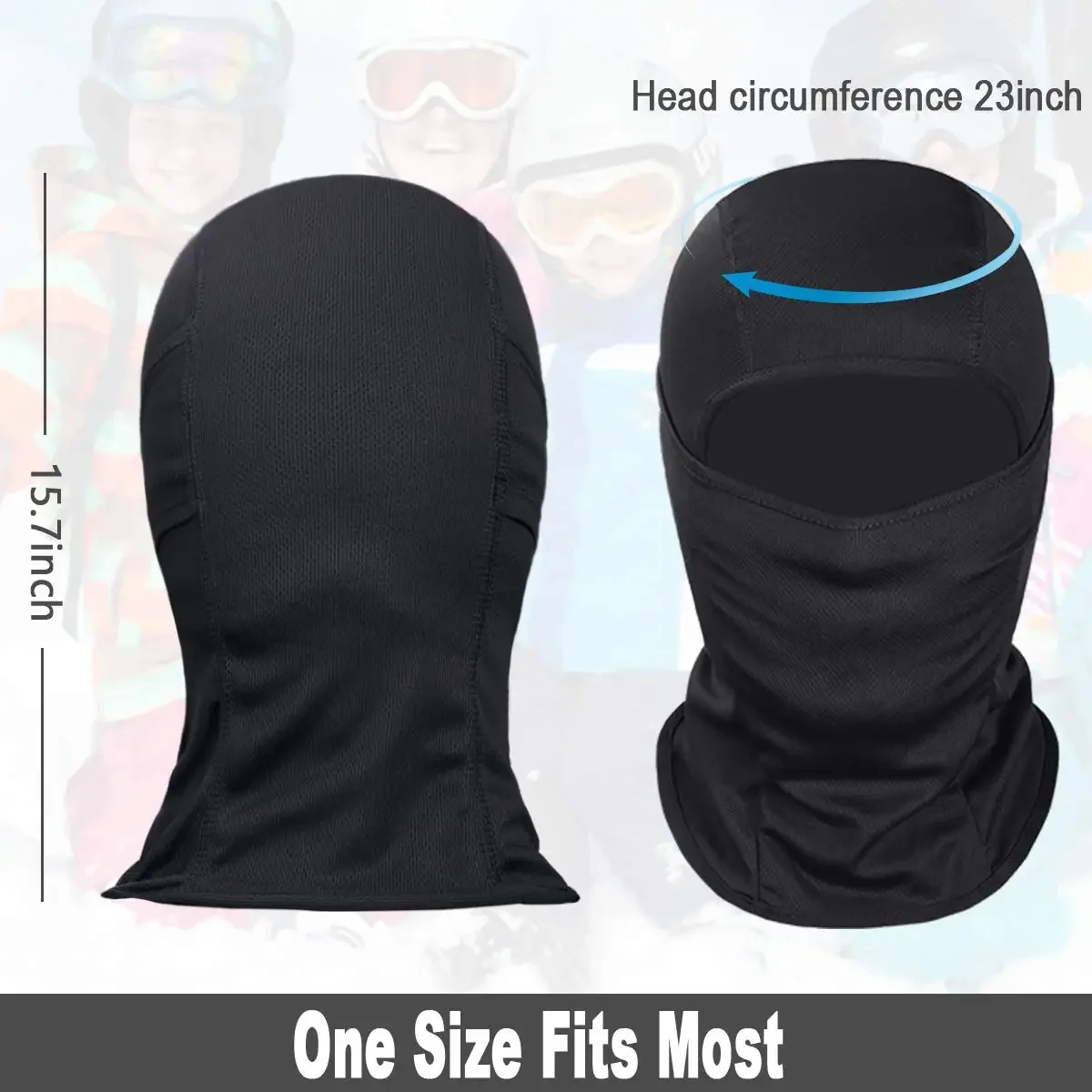 Outdoor Sports Ski Mask Men's and Women's Full Face Mask Skiing Outdoor Sports Breathable Full Face Mask