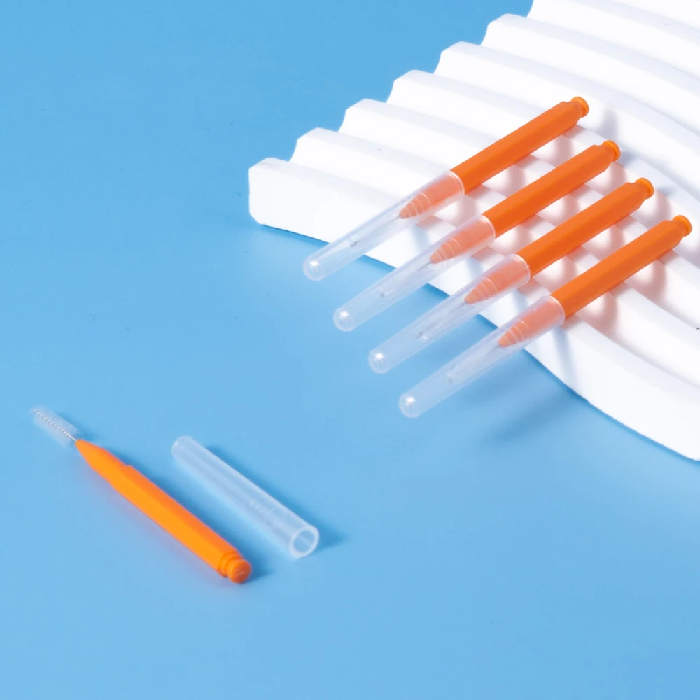 30 interdental brushes straight adult cleaning interdental brushes cleaning braces orthodontic braces gaps between teeth brushes