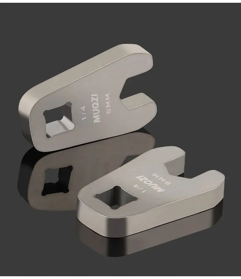 MUQZI Bike Disc Brake Cable Wrench M8 Hydraulic Brake Hose Bolt Installation Tool For 1/4" Torque Wrench