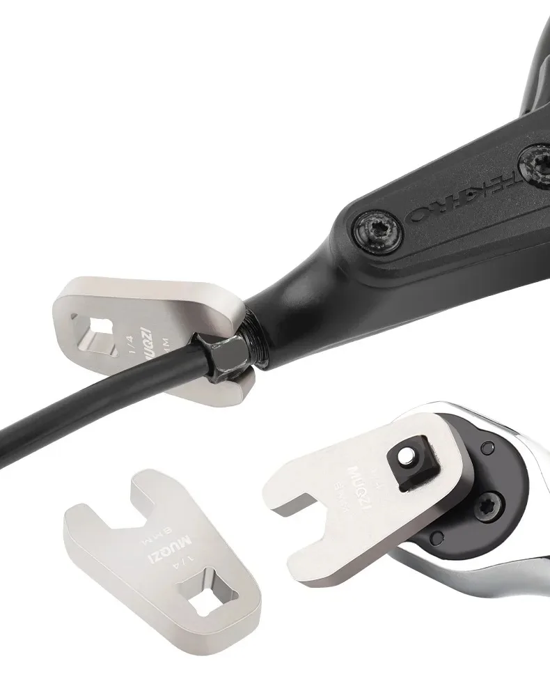 MUQZI Bike Disc Brake Cable Wrench M8 Hydraulic Brake Hose Bolt Installation Tool For 1/4" Torque Wrench