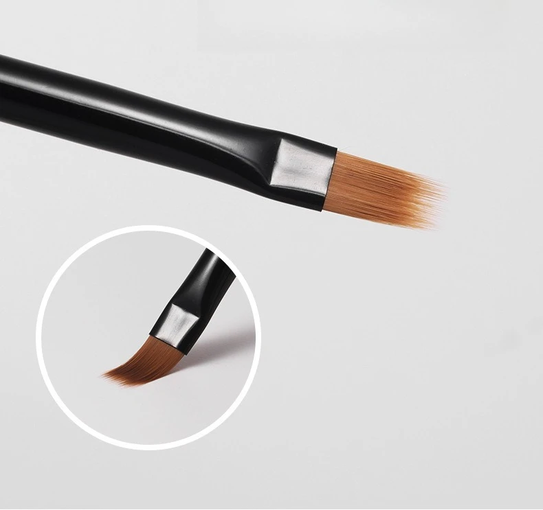 Wooden Gradient Nail Art Brush Acrylic Nail Ombre Pen DIY UV Gel Brushes Drawing Flowers Nails Brush Manicure Tools for Salon