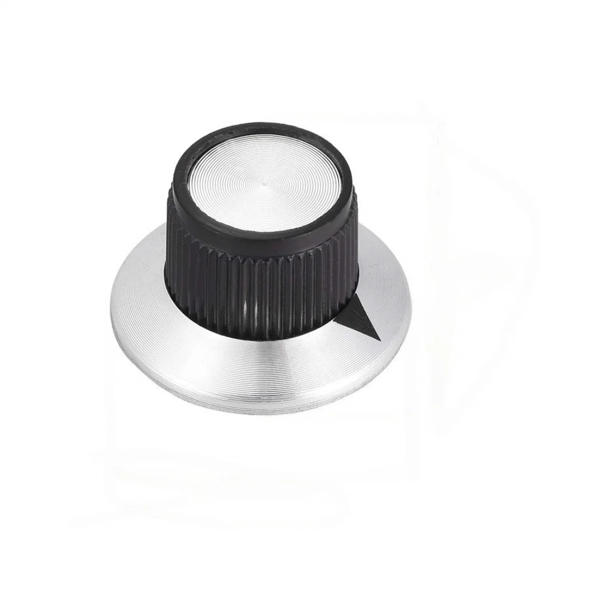 Miwayer 5/10/20 PCS Guitar Effect Pedal Knob Chrome Top Arrow Indication Knob/6.35MM Shaft/Compatible with Electric Guitar Bass