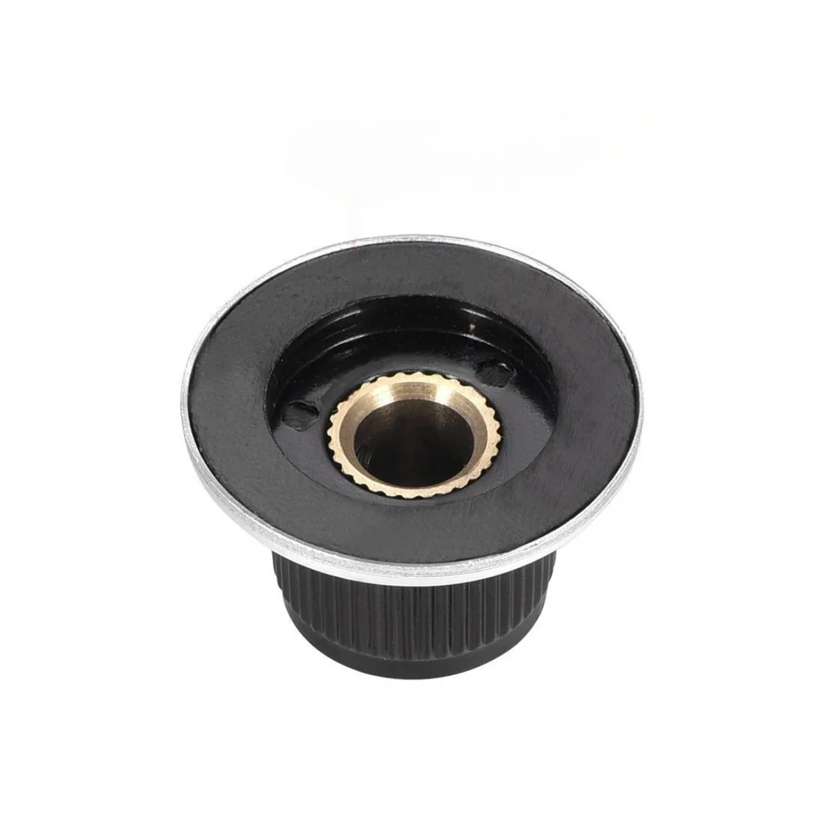 Miwayer 5/10/20 PCS Guitar Effect Pedal Knob Chrome Top Arrow Indication Knob/6.35MM Shaft/Compatible with Electric Guitar Bass