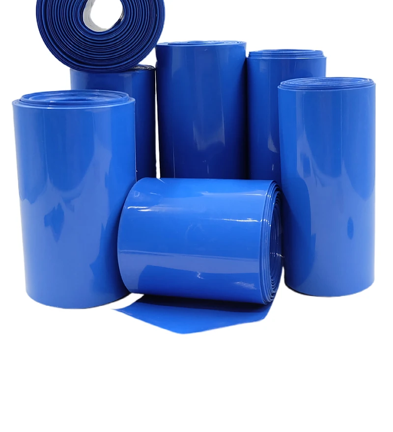 18650 Lithium Battery Heat Shrink Tube Width 17mm ~ 300mm Li-ion Wrap Cover Skin PVC Shrinkable Film Sleeves Insulation Sheath