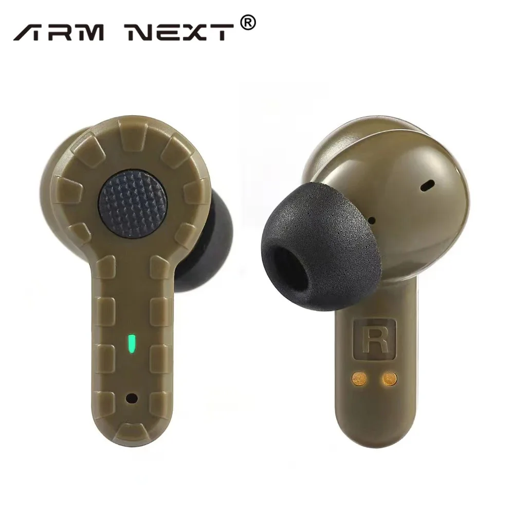 ARM NEXT Tactical Earphone Earplugs for Noise-canceling Ear Caps for Shooting Hearing Protection NRR27dB