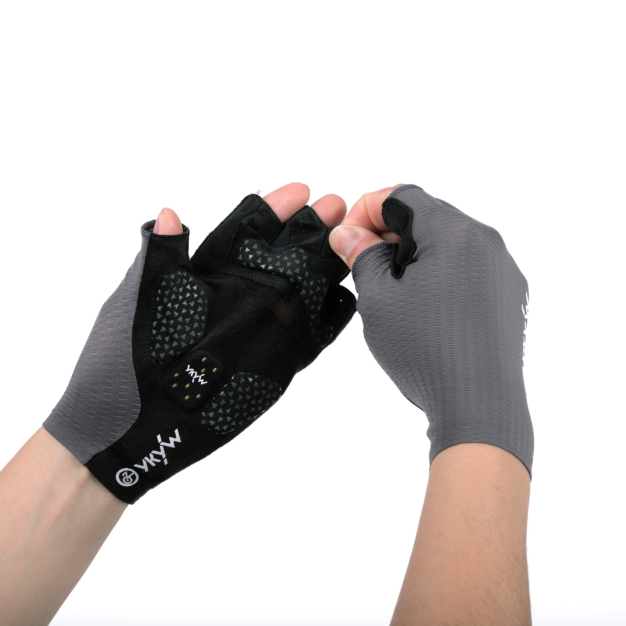 YKYWBIKE 2026 Cycling Sports Gloves PORON XRD Sponge Summer Road Bike Gloves Shock-Absorbing Bicycle MTB Half Finger Gloves