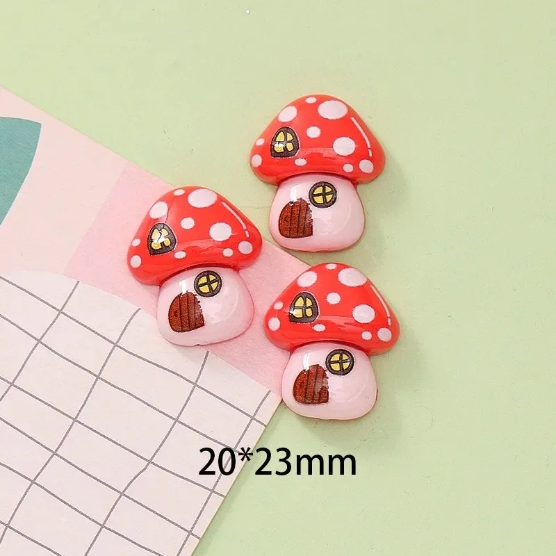 10Pcs New Cute Resin Cartoon Girl, Bunny, Teacup Mouse, Mushroom Flat back Scrapbooking DIY Jewelry Craft Decoration Accessories
