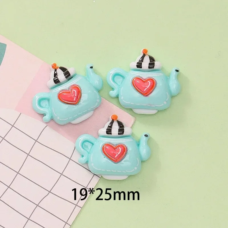 10Pcs New Cute Resin Cartoon Girl, Bunny, Teacup Mouse, Mushroom Flat back Scrapbooking DIY Jewelry Craft Decoration Accessories