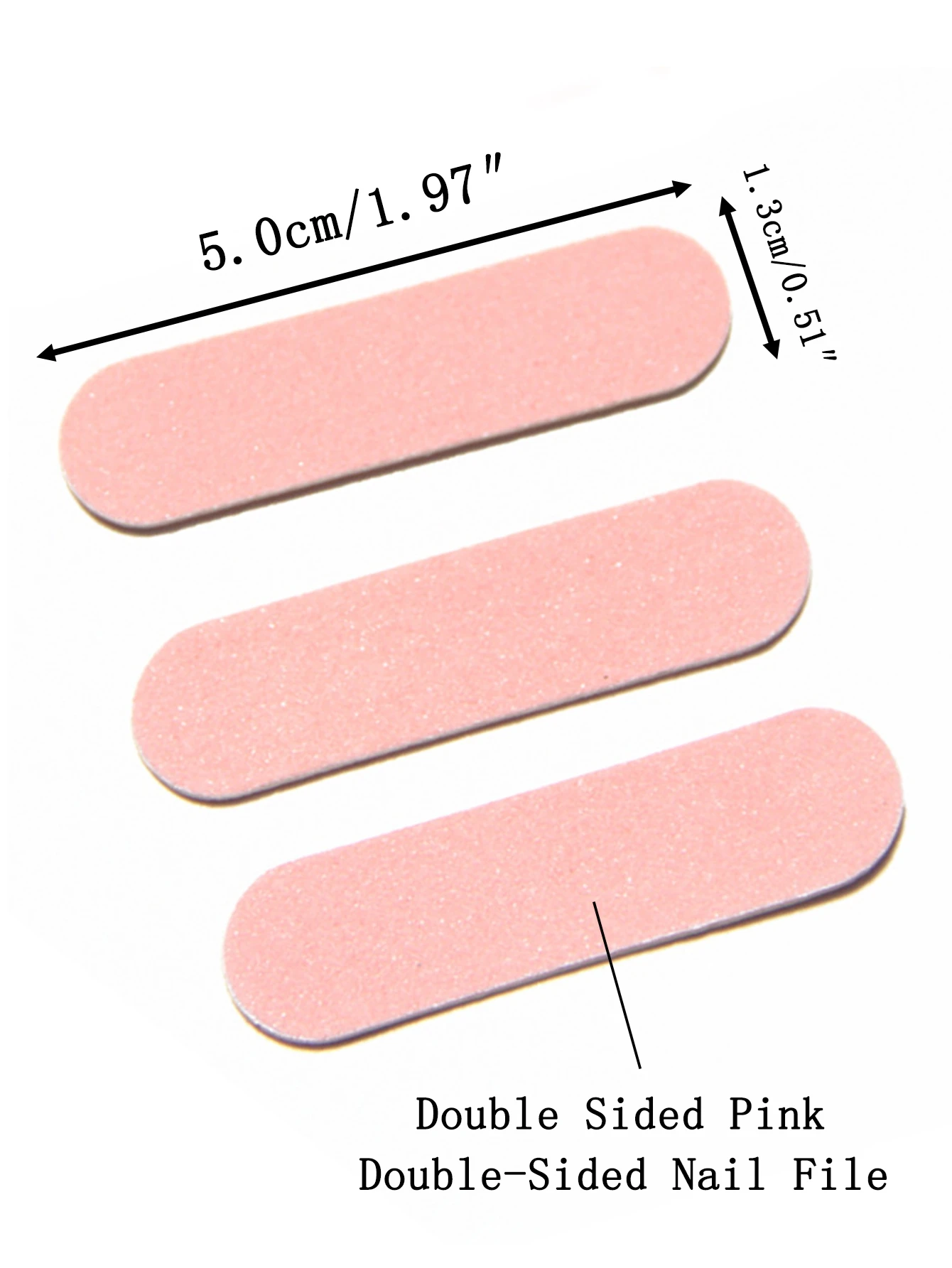 15 to 2000 Pcs Mini Pink Nail Files Double Sided Emery Boards for Manicure Pedicure Nail Art Buffing and Shaping Tools