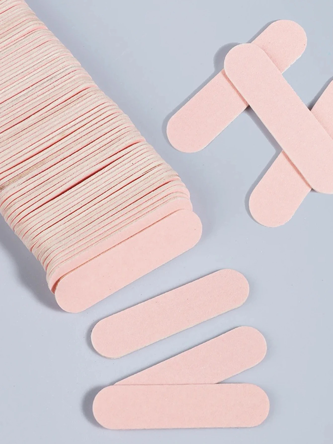 15 to 2000 Pcs Mini Pink Nail Files Double Sided Emery Boards for Manicure Pedicure Nail Art Buffing and Shaping Tools