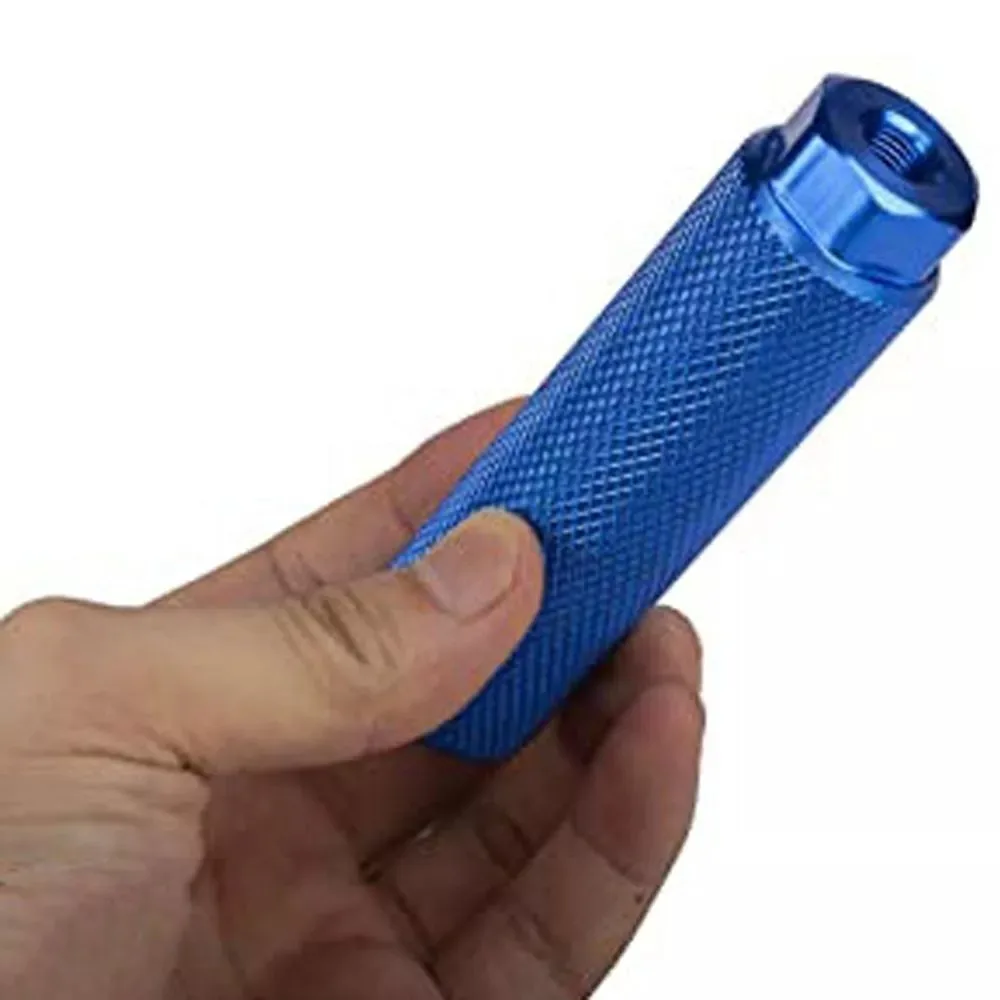 2Pcs Durable Anti-Slip Bike Pegs Aluminum Alloy Lightweight Bicycle Foot Pegs Cycling Parts Bicycle Accessories Fit 3/8 Inch