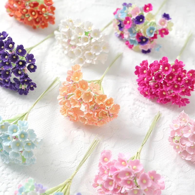 1/3/5Pcs Artificial Flower Bouquet Silk 11cm Fake Flowers for Home Decor Garden Wedding Decoration DIY Craft Gifts Accessories