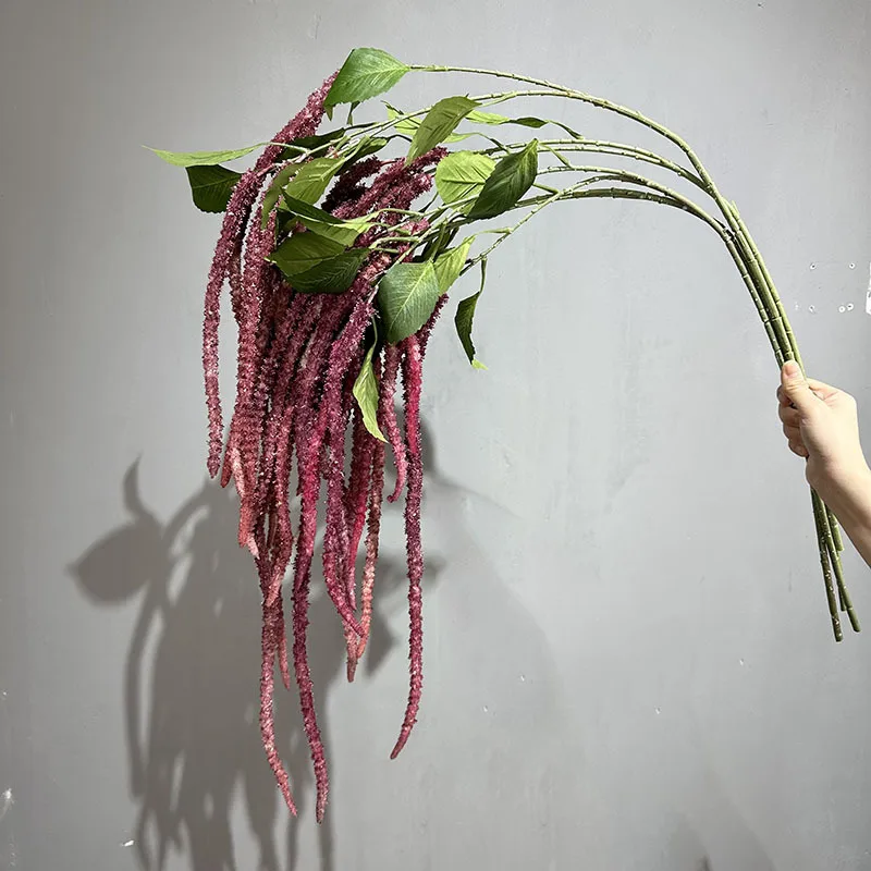 1Pcs Elegant High-Quality Artificial Hanging Vine Foam Berry Artificial Rubber Flower Decor Home Wedding Versatile Faux Floral