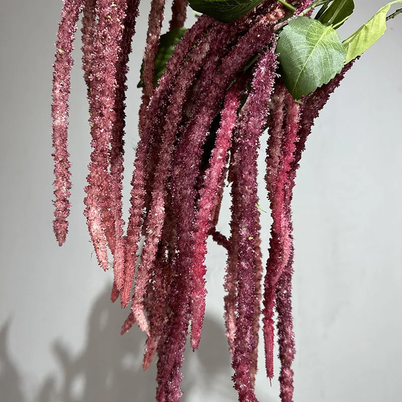 1Pcs Elegant High-Quality Artificial Hanging Vine Foam Berry Artificial Rubber Flower Decor Home Wedding Versatile Faux Floral