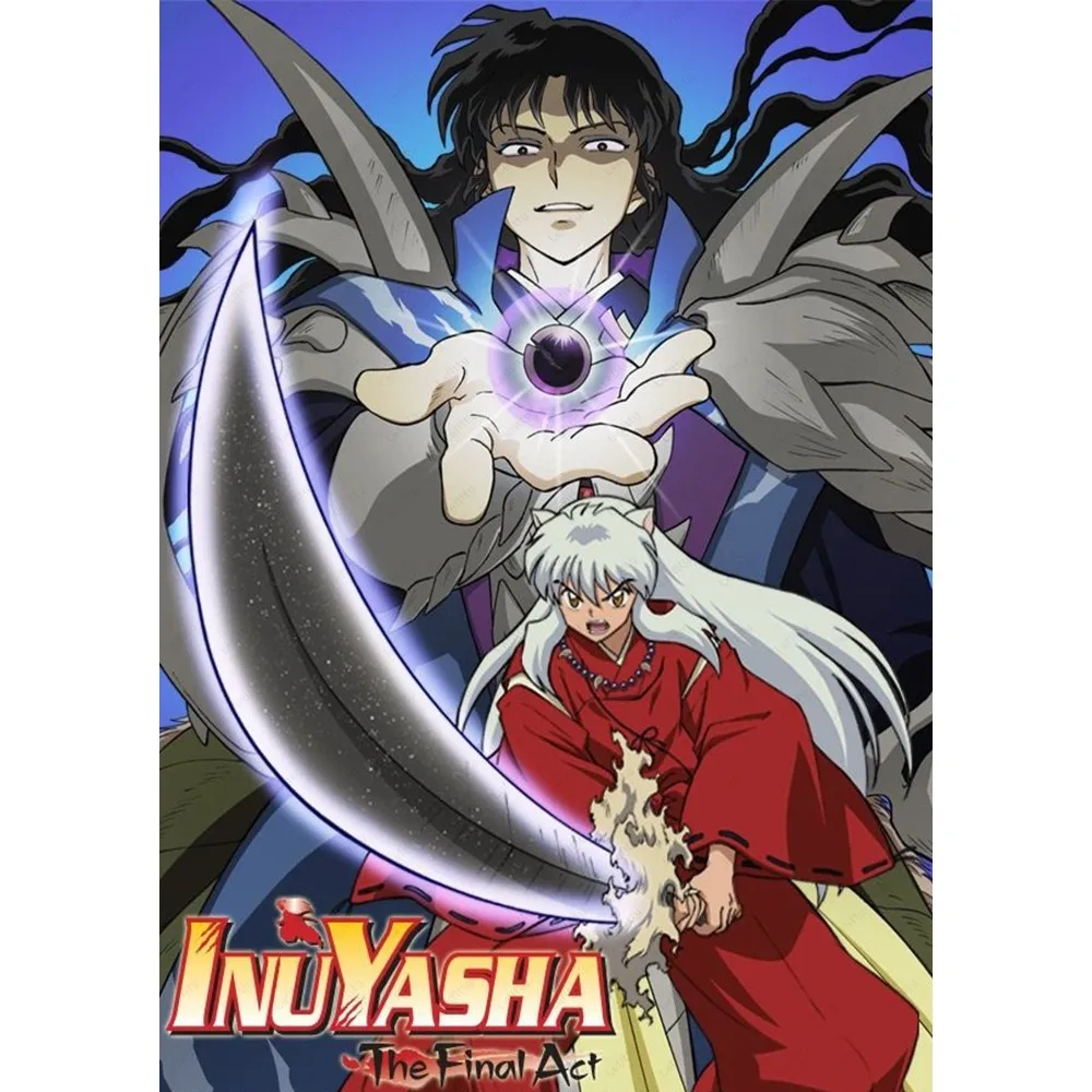 Anime I-Inuyasha Poster Room Decor Home Decoration Interior Wall Art Printing Waterproof Garage BedRoom Posters Gift