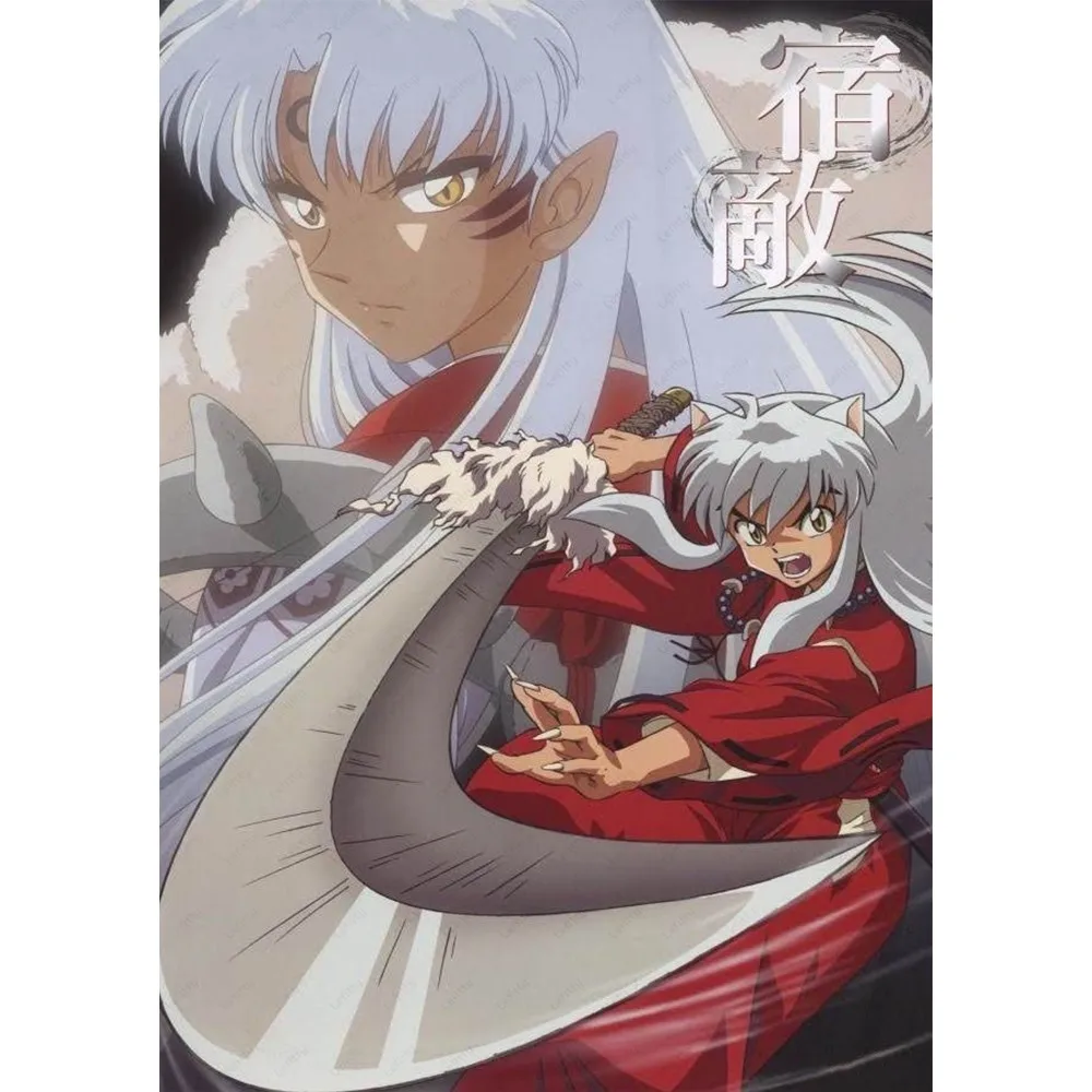 Anime I-Inuyasha Poster Room Decor Home Decoration Interior Wall Art Printing Waterproof Garage BedRoom Posters Gift
