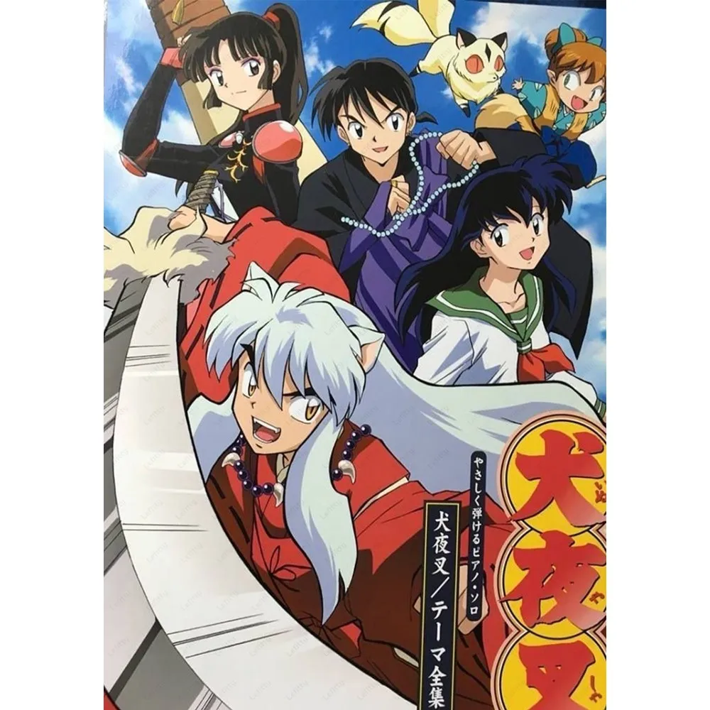 Anime I-Inuyasha Poster Room Decor Home Decoration Interior Wall Art Printing Waterproof Garage BedRoom Posters Gift