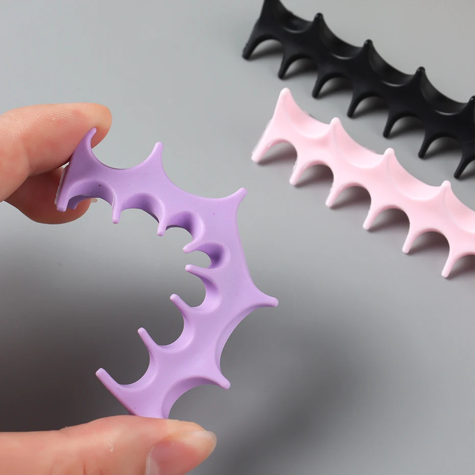 Soft Silicone Nail Pen Holder Brush Rack Shelf UV Gel Brush Display Stand Makeup Painting Pen Rest Organizer Stander Manicure