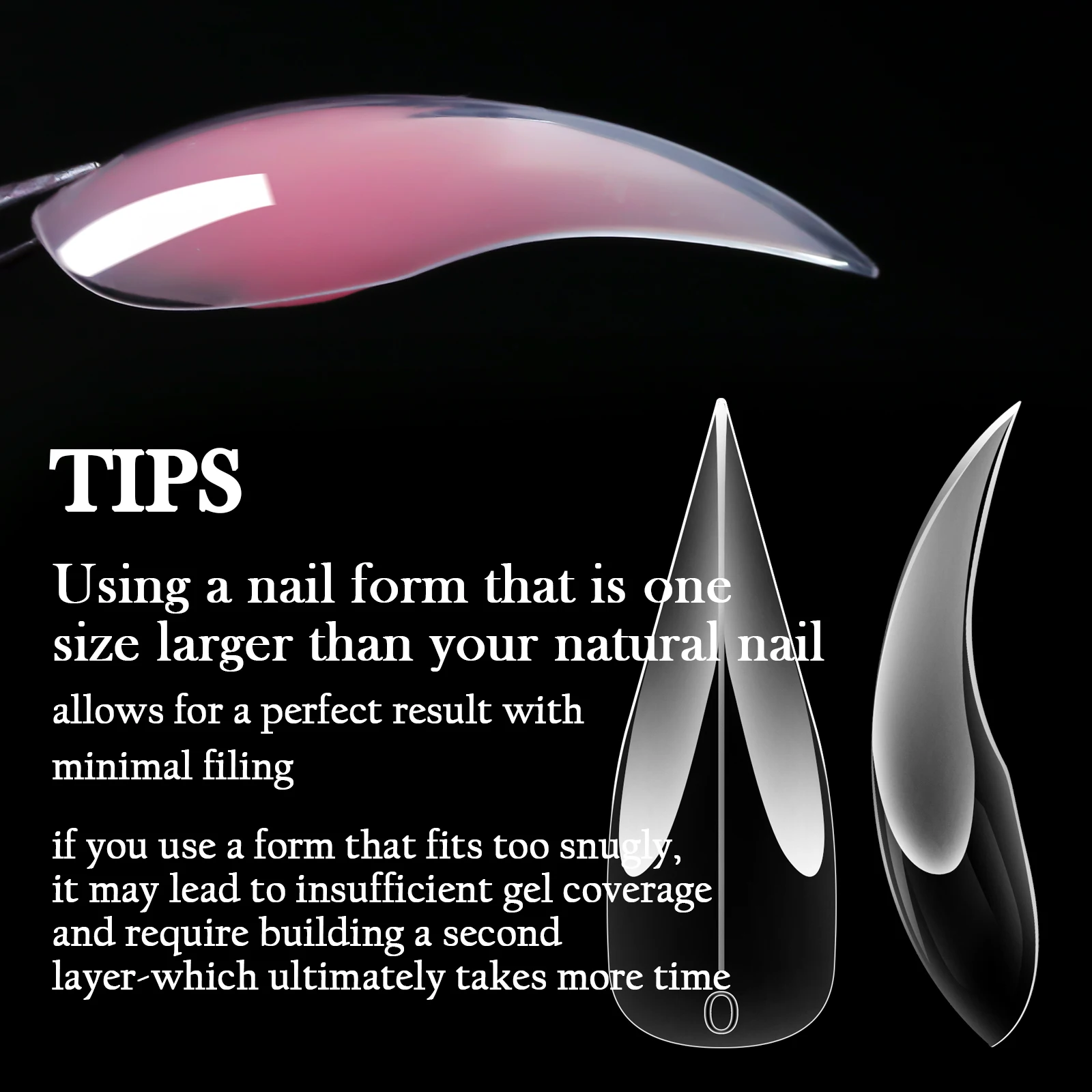 New Eagle Claw Nail-Forms 140pcs Crystal Extension Tips For Quick Gel Nails Paperless Nail Art Kit With Claw Shaped Design Salon