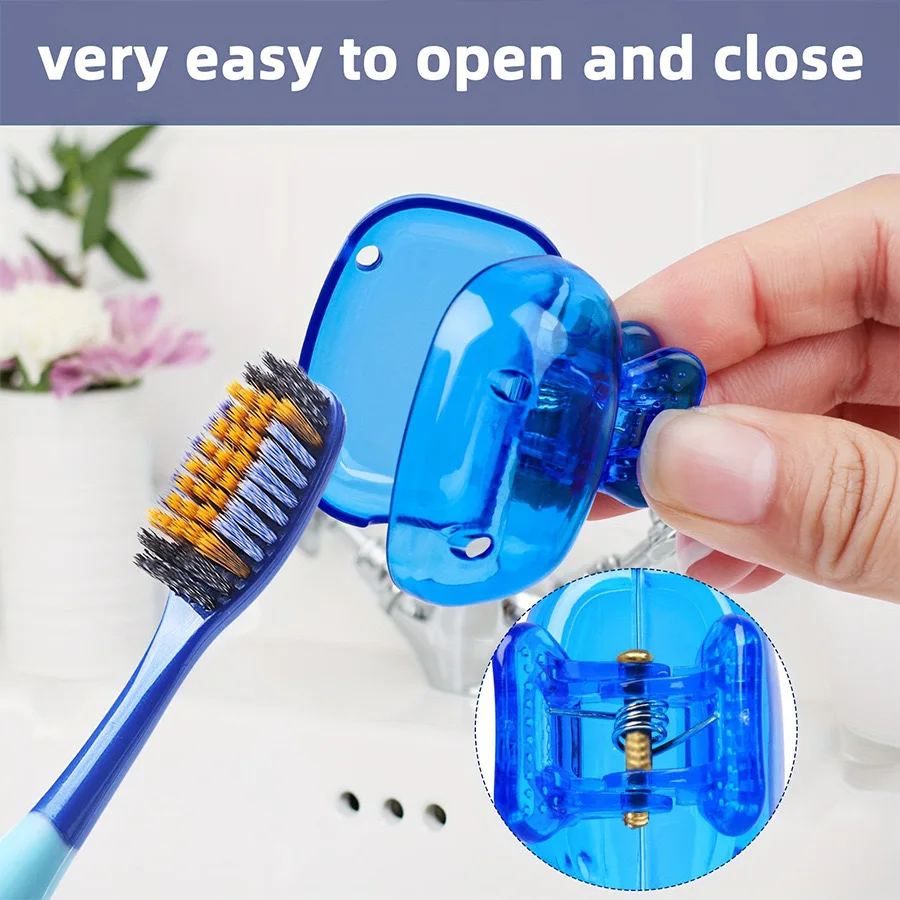 10PCS - Toothbrush Protective Cap - Toothbrush Head Storage Box - Essential for Travel - Affordable and Worth Purchasing