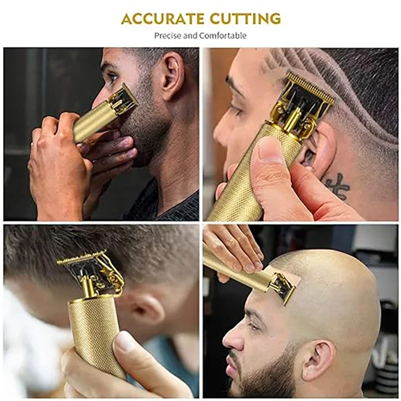 2025 Vintage T9 Hair Clipper /Accessories | USB Fast Charge LCD Shaver | 0mm Bald Cutting Machine Barber for Men Home Haircut