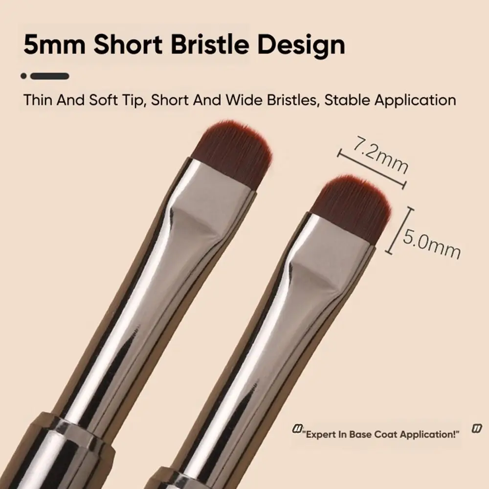 Durable Sandalwood Pole Nail Art Brush Dual-ended Professional Nail Liner Brush Nail Art Phototherapy Pen Nail Painting