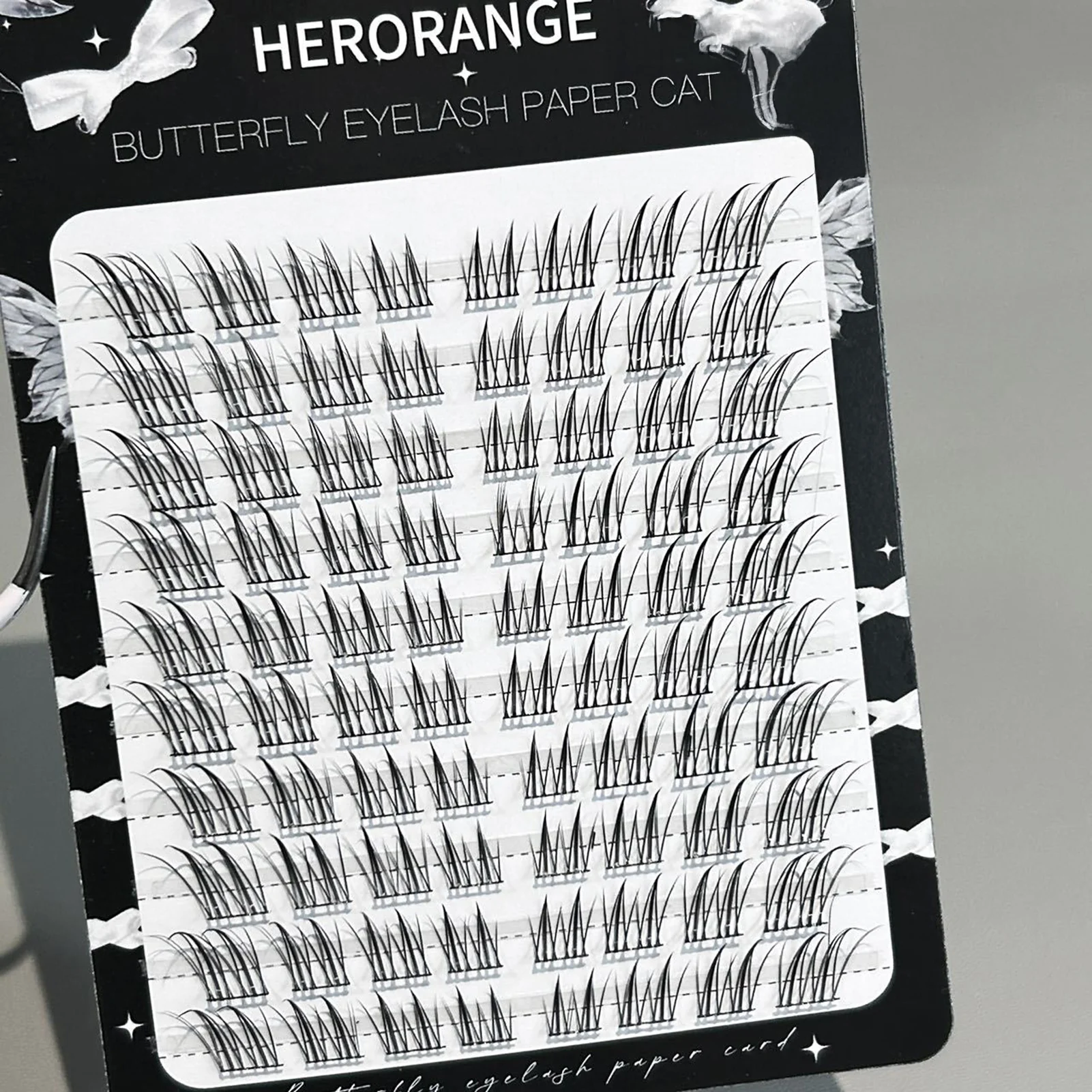 3/6/10 Rows Natural Charming Lashes Y2k Segmented Foxes Eyelash Extension Fluffy Single Clusters False Eyelashes Makeup Tools