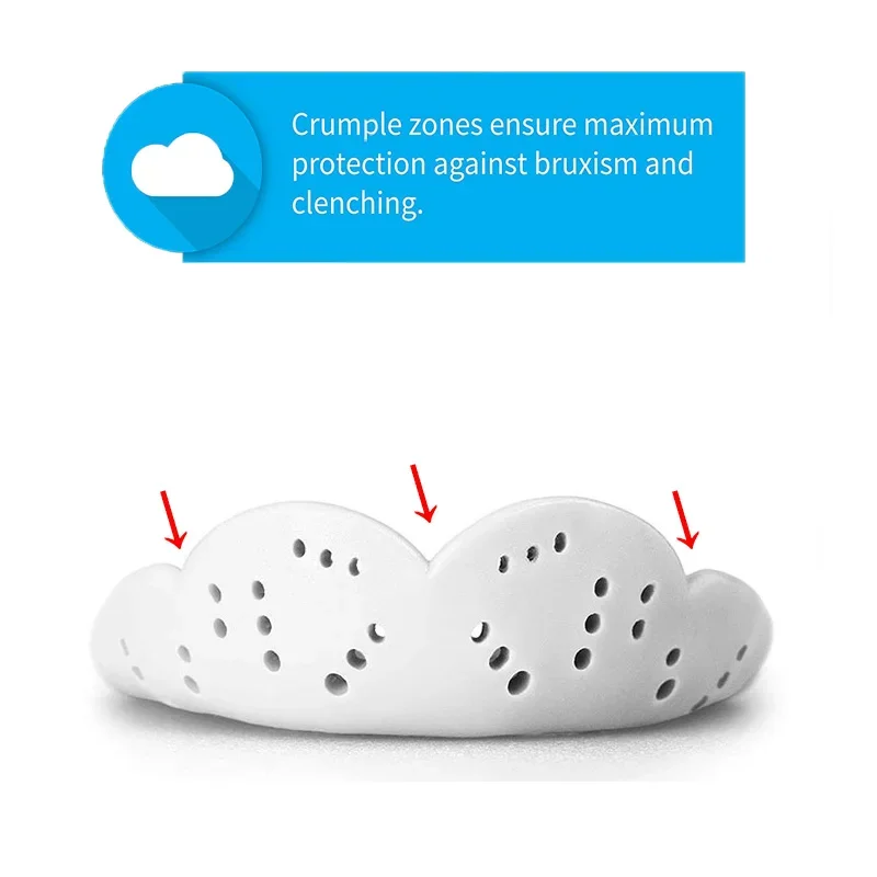 Food Grade EVA Mouth Guard For Clenching and Grinding Teeth at Night Custom-Fit Sleep Night Guard Only Adult Junior And Kids