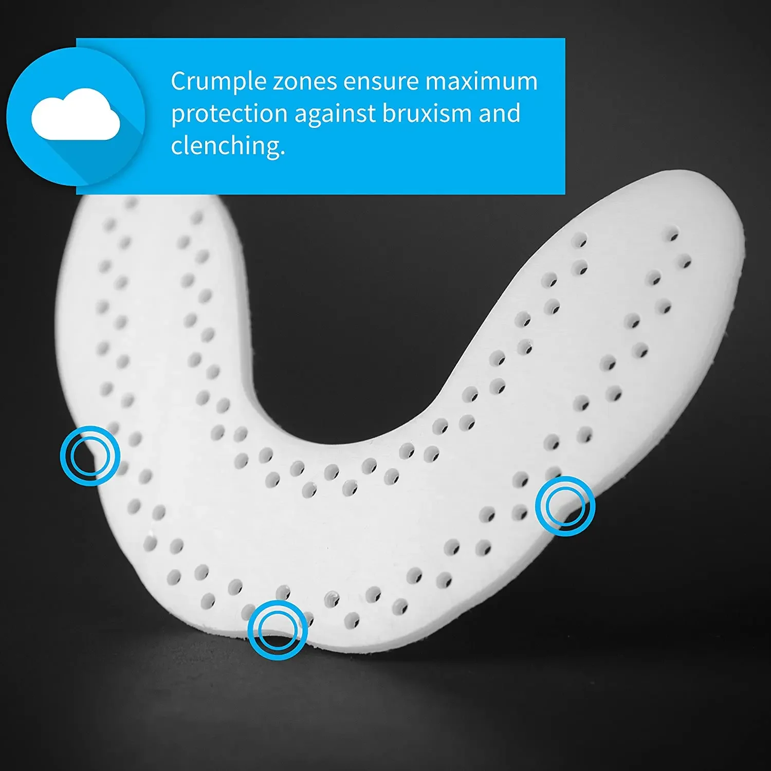 Food Grade EVA Mouth Guard For Clenching and Grinding Teeth at Night Custom-Fit Sleep Night Guard Only Adult Junior And Kids