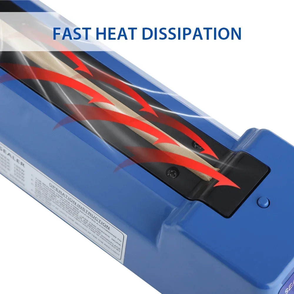 Impulse Sealer Manual Heat Sealer Machine for 8 Inch Plastic Bags Shrink Wrap Bag Sealers Vacuum Sealer Packaging Machine Food