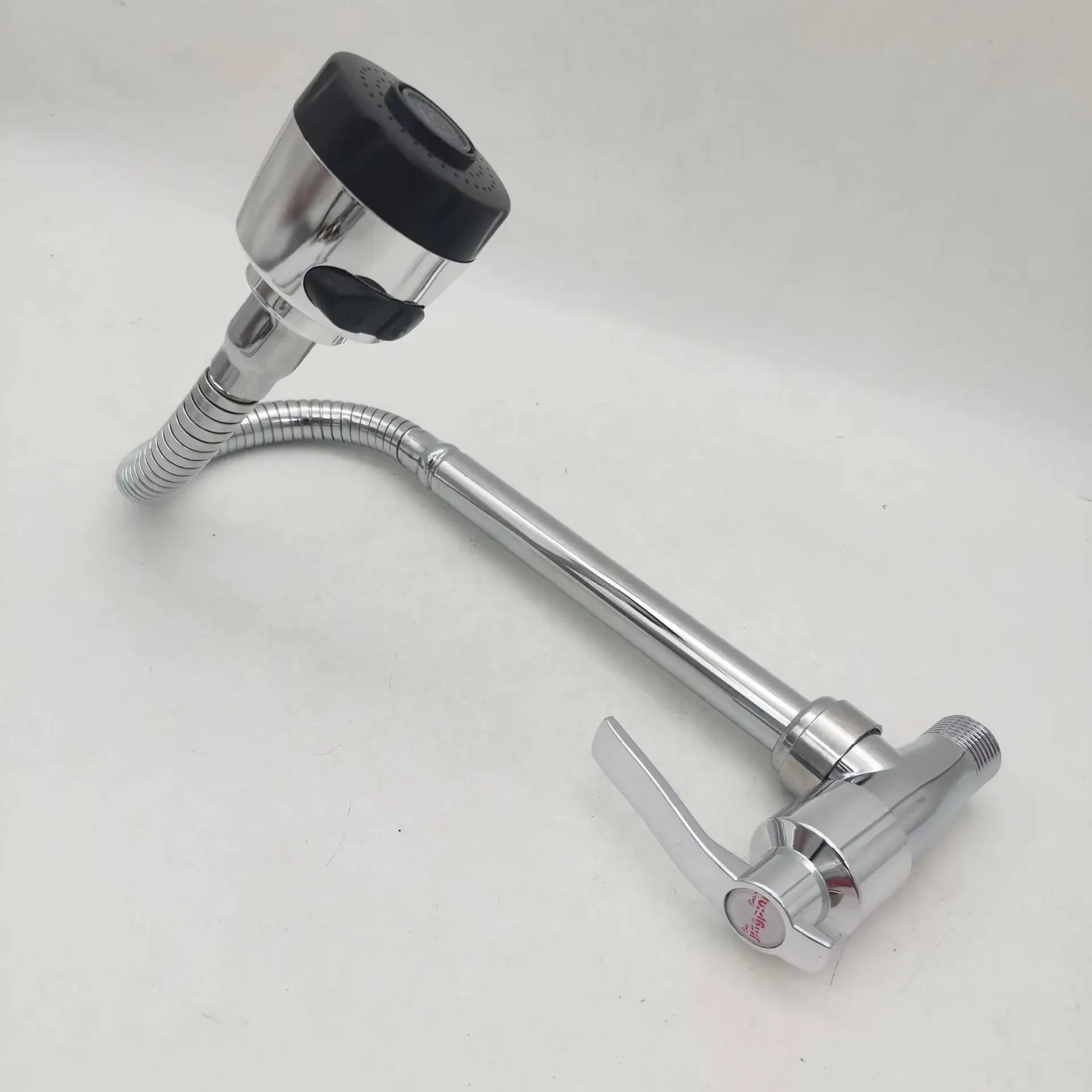360° Kitchen Wall Mounted Faucet Single Cold Universal Vegetable Basin Faucet Bathroom Stainless Steel Sink Balcony Faucet
